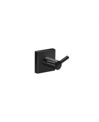 SANCO - Iconic wall mounted double bath robe hook, Black matt