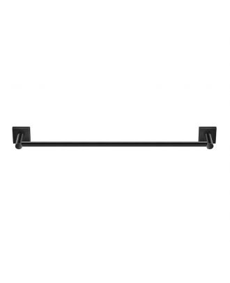 SANCO - Iconic wall mounted single towel rail 60cm, Black matt