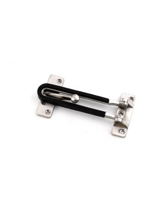 Stainless Steel Safety Door Latch Guard For Hotel Bedroom Door