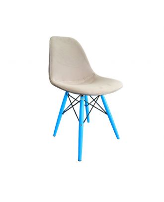 Leisure Chair Light blue legs