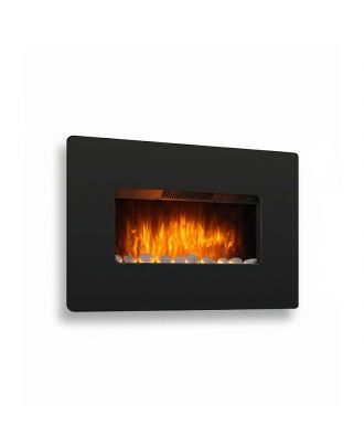 Wall mounted electric fireplace stove 1000/2000W with front heat blowing