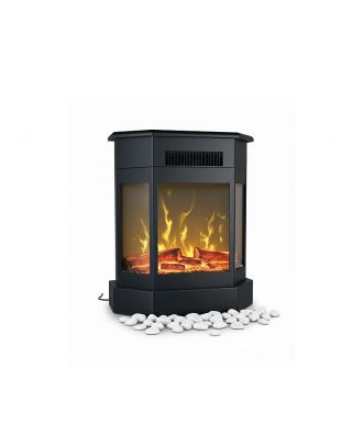 Freestanding Electrical Fireplace 1000/2000W with Flame Effect