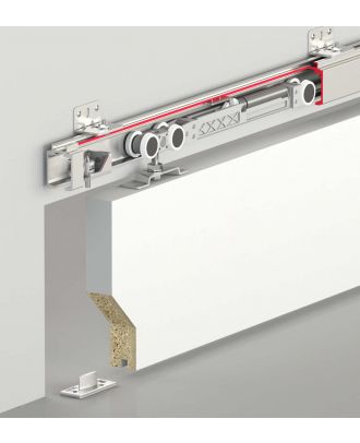 120 Kg Adjustable Sliding Door System, door width 83cm, Has Soft Closing