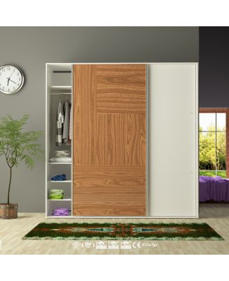 ALBATUR - 50 kg Adjustable sliding door system for wardrobe 2 doors