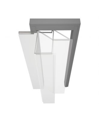 ALBATUR - 180 degrees Wooden Folding Door System, 90 cm, Left side