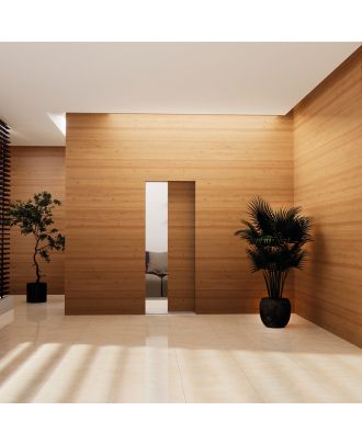 ALBATUR - 80 KG COPLANAR SLIDING DOOR SYSTEM for hidden doors and aesthetic doors, Right