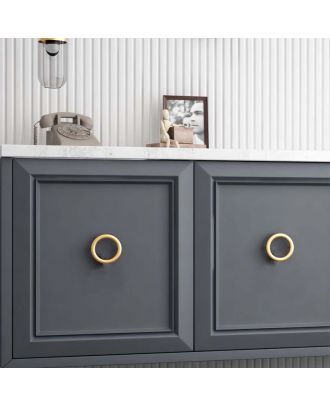 HALKA furniture handle 64mm, Brush Nickel