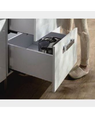Apex Slim Drawer Kit Package H17.5 X D50 Cm Charcoal Grey