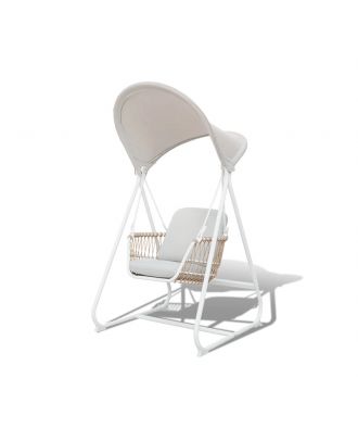 Noli single swing outdoor, White x light grey