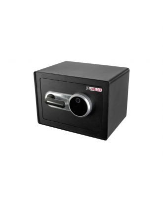 Fingerprint lock electronic steel safe with keypad for home or hotel use, Black