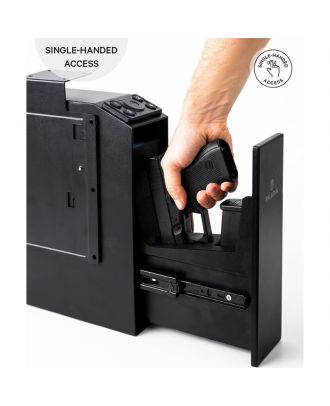 Fireproof biometric technology fingerprint handgun safe for nightstand