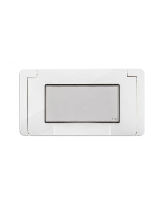 VIMAR - NEVE UP IP55 cover 4M + screws, White