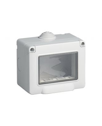 VIMAR - IP55 surface enclosure 3-module for Eikon and Plana series