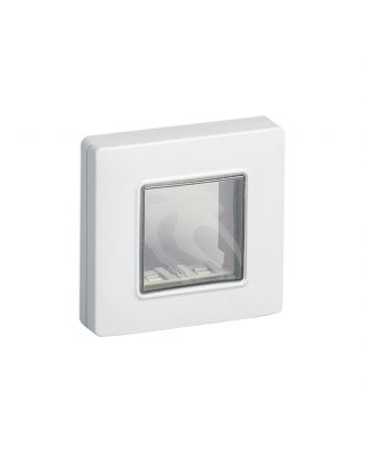 VIMAR - IP55 cover 2 module with screws for Eikon and Plana series, White