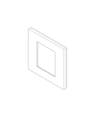 Vimar - LINEA 2 module cover plate , technopolymer, white