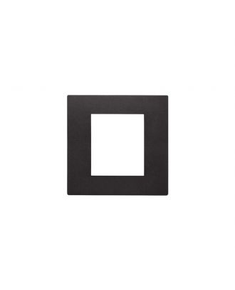 Vimar - LINEA 2 module cover plate , technopolymer, Black