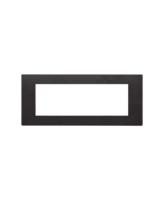 Vimar - LINEA 7 module cover plate , technopolymer, Black