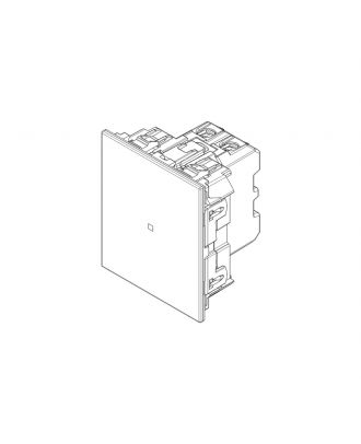 Vimar - LINEA, Axial 1P 10AX reversing switch 2M Black