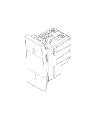 Vimar - LINEA, 2P 20AX 1M rocker switch white