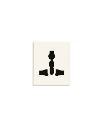 Vimar - LINEA, 2P+E 13A multistandard outlet, 2M, white