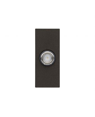 Vimar - LINEA, F type female socket connector, 1M, Black