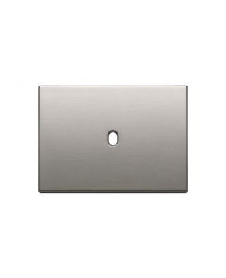 Vimar - EIKON, Plate 3Mx1, Metal, Vintage brushed nickel