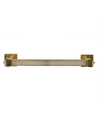 Pull Handle PEGASOquadrato 30 CM, Polished Brass