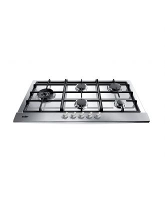 Built In Cooking Hob 90cm 5 Gas Burners, Inox