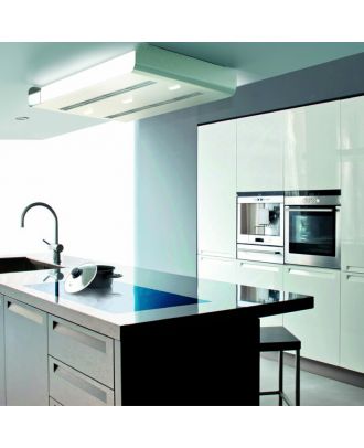 Masai 100 Inox Ceiling Hood 100 Cm - 450 M3 / H Motor - Stainless Steel