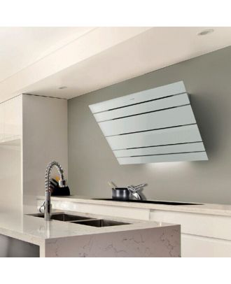 Levante 90 Bianca Wall Hood 90 Cm - 450 M3 / H Motor - White Glass