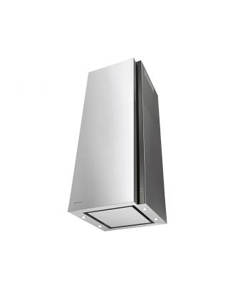Keep 45X45 Inox/Nera Island Hood 45 Cm - Motor 754 M3 / H - Stainless Steel / Black Glass