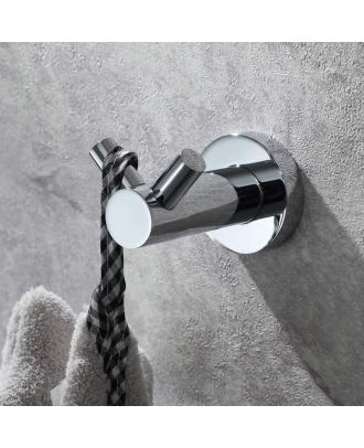 Double Bathroom Robe Hook