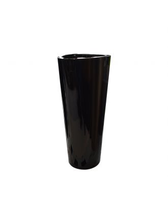Outdoor Vase 85 Cm, Glossy Black