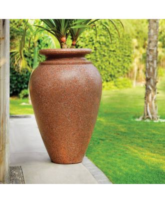 Outdoor Lanza Vase 95Cm, Brown