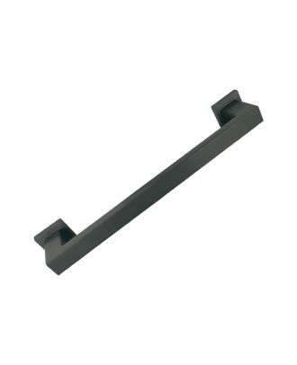 SICURO - YORK BAR modern pull handle 40 CM with square rosette, Graphite