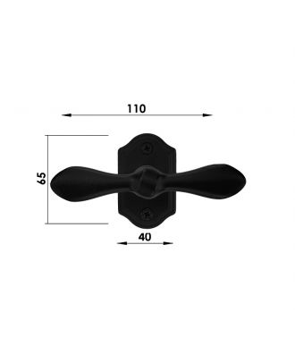 FIOCCA Modern window handle Black