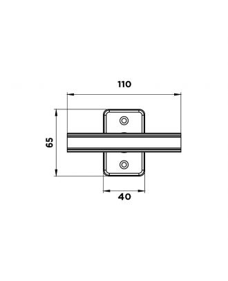 STEP modern window handle, Black