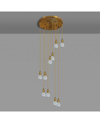 Modern pendant lamp, Golden