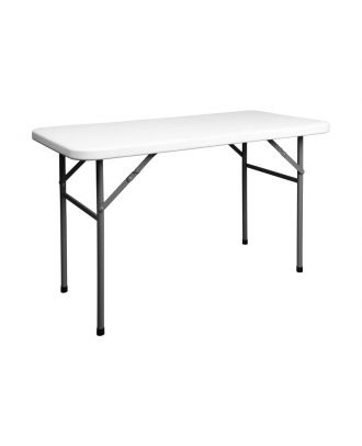 Indoor/Outdoor rectangular Folding Table 183cm, White