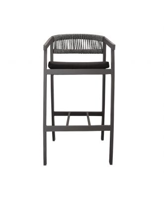Canvas bar stool- Gray