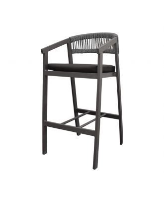 Canvas bar stool- Gray