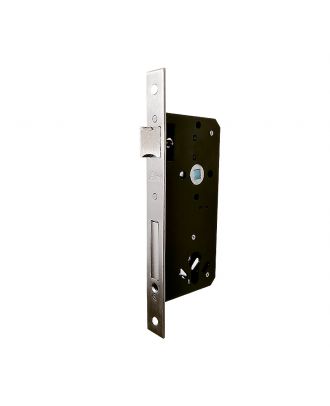 Mortise External Lock 85x45mm Without Cylinder, Nickel mat