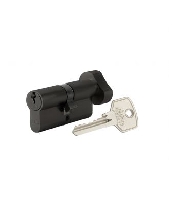 Cylinder 70 Mm With Thumb Turn, Black