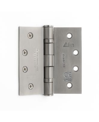 Wooden Door Hinge 4” X 4” X 3mm, Stainless Steel matte