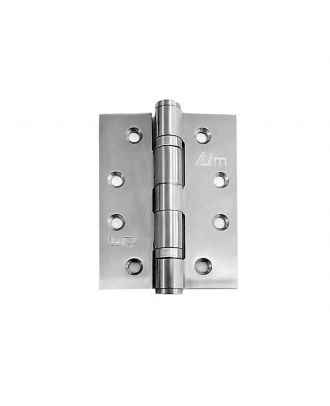 Wooden Door Hinge 4” X 3” X 3mm, Silver