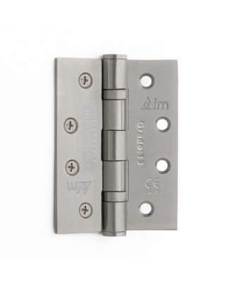 Wooden Door Hinge 4” X 3” X 3mm, Stainless Steel matte