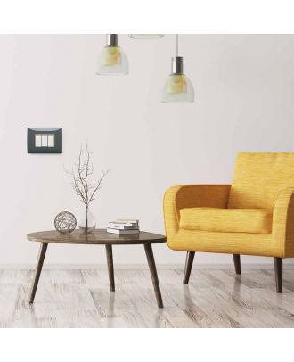 ABB - Chiara frame 3 modules Dark Gray