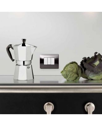 ABB - Chiara frame 3 modules Glossy Black