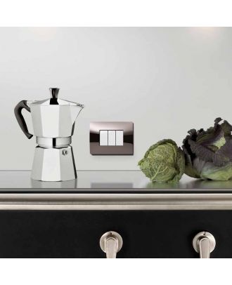 ABB - Chiara frame 3 modules Bronze