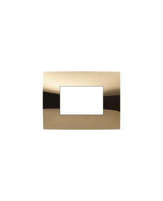 ABB - Chiara frame 3 modules Glossy Gold